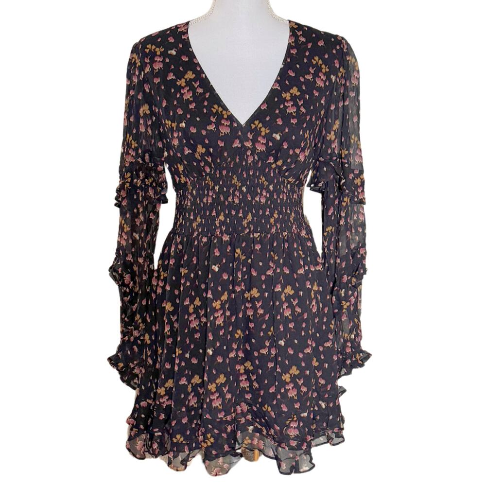 NWT Hill House Home The Sofie Mini NAP DRESS Women's Small Fuchsia Lucky Charm